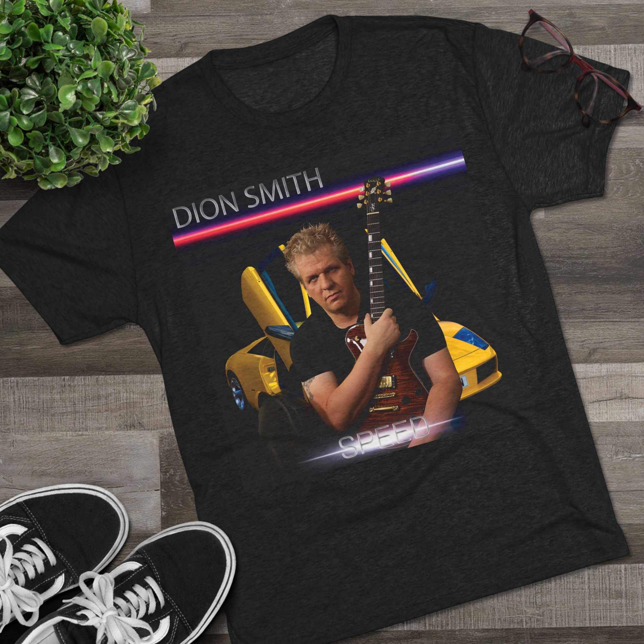 "Speed" Unisex Tri-Blend Crew Tee - Image 3