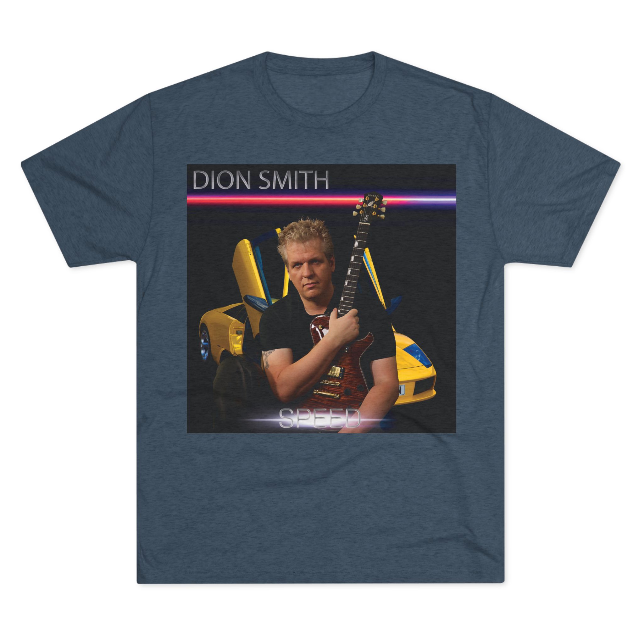 "Speed" Unisex Tri-Blend Crew Tee - Image 5