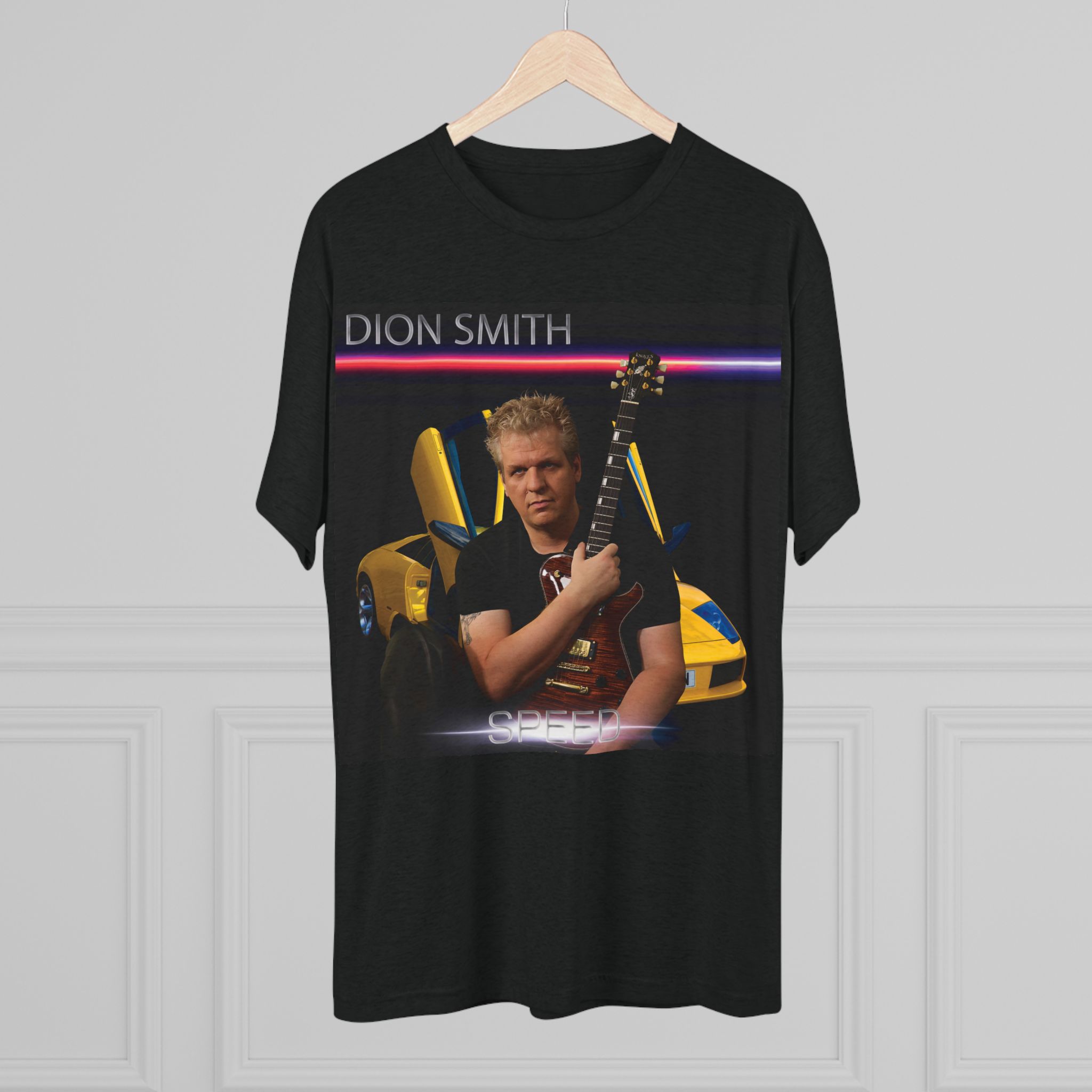 "Speed" Unisex Tri-Blend Crew Tee - Image 4