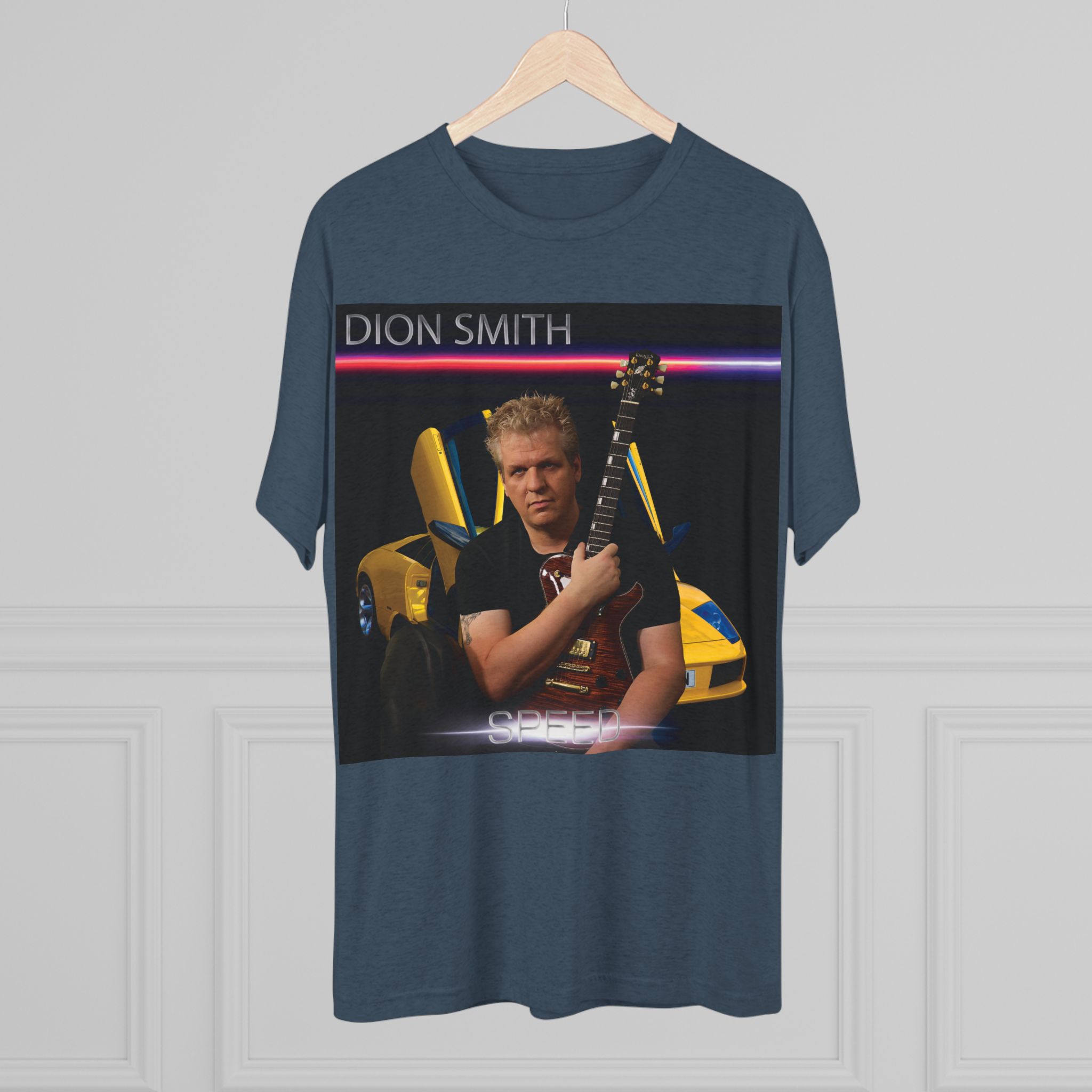 "Speed" Unisex Tri-Blend Crew Tee - Image 8