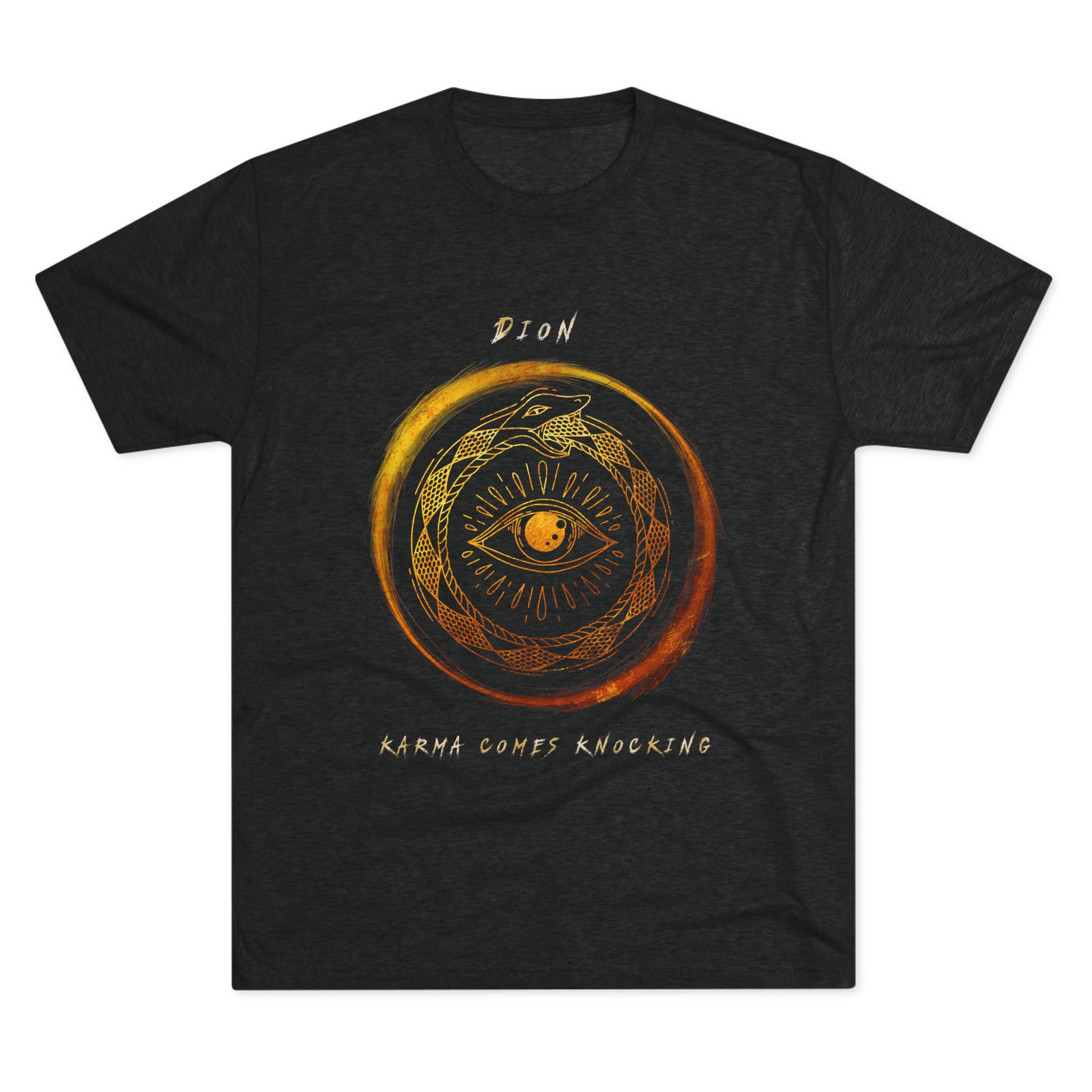 "Karma Comes Knocking" Unisex Tri-Blend Crew Tee